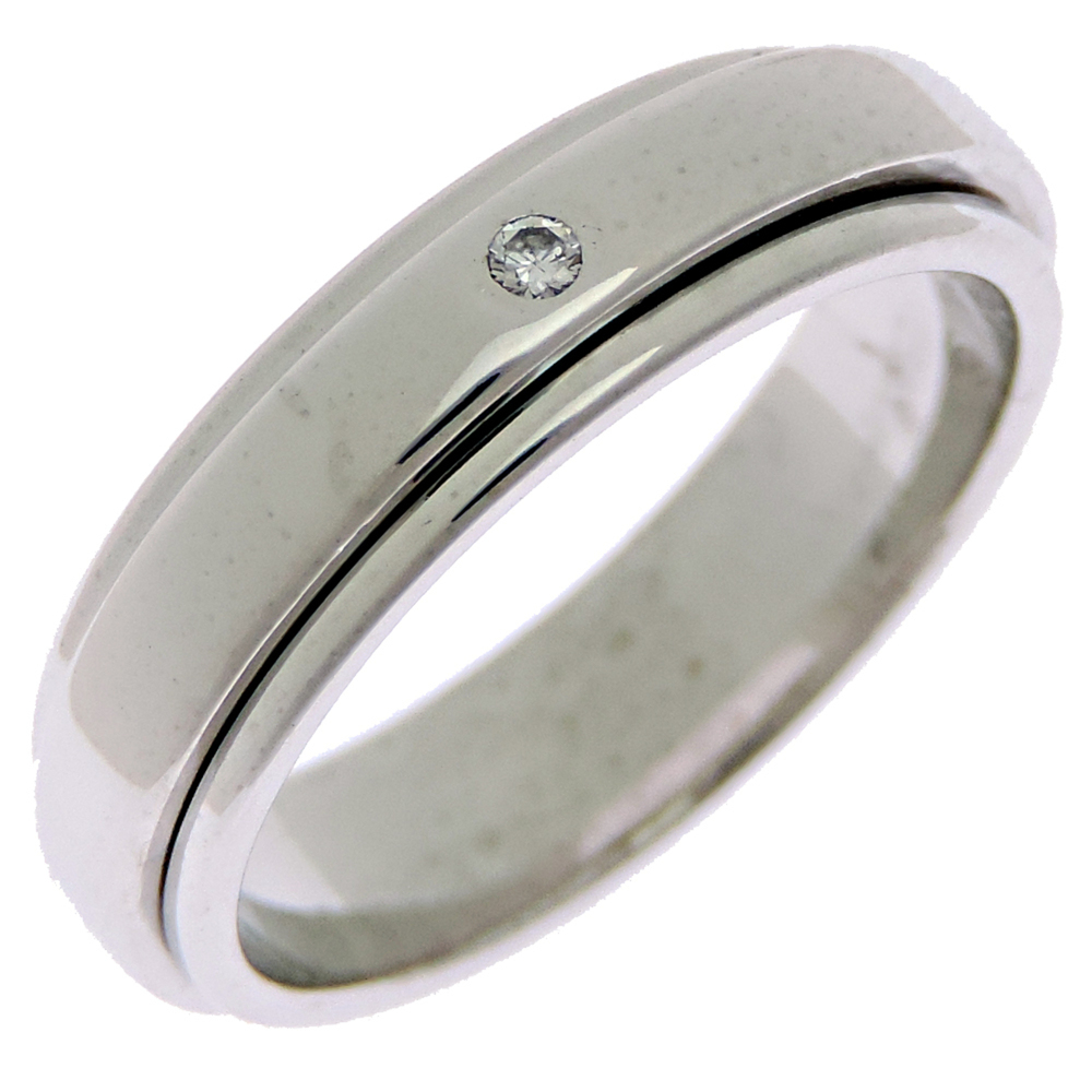 PIAGET Silver Diamond Ring #50
